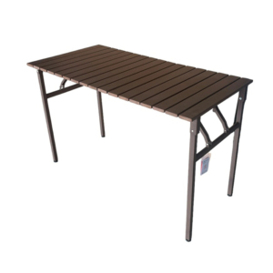 Lumetal Modern <b>Foldable</b> Outdoor <b>Dining</b> Room Furniture Vietnam PS Slat Metal Frame Waterproof Cushion Eco-Friendly Hotel Use - Product Image 1