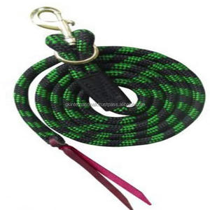 Cotton <b>Horse</b> <b>Lead</b> Premium <b>Horse</b> Equestrian Products handmade Cotton poly <b>Horse</b> <b>lead</b> <b>rope</b> - Product Image 5
