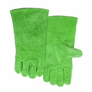 Gants de soudage en cuir de vachette pleine fleur résistants à l'abrasion pour travaux lourds, lutte contre les incendies, construction et barbecue - Product Image 5