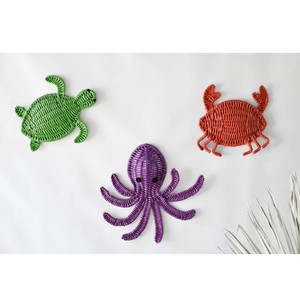 Décoration murale en rotin tressé écologique pour enfants, en matériau naturel, pour la décoration de chambre d'enfant ou de crèche. - Product Image 2