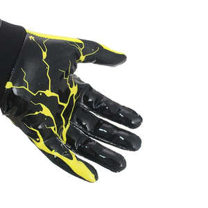 Gants de football américain de qualité supérieure, personnalisés, imprimés à chaud, respirants, en latex, compatibles avec les écrans tactiles, paume antidérapante, imperméables, best-sellers - Product Image 4