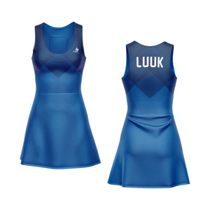 Custom <b>Women's</b> Sublimated Floral Printed Tennis Dress Moisture Wicking Sleeveless Fitted Sportwear <b>Women's</b> All Season Apparel - Product Image 4