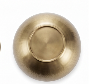 Elegant Handmade Hammered <b>Metal</b> <b>Bowl</b> Gold Finish Modern Design For Food Serving And Home Decor Gifting Accent - Product Image 3