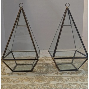 Modern Customizable Color Terrarium Geometric Glass Greenhouse Planter Decorative Tabletop <b>Vase</b> for Christmas Home Decoration - Product Image 5