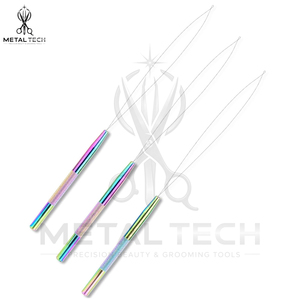 Wholesale Supplies Anti Slip Hair Extension Loop <b>Threader</b> Pulling Hook <b>Needle</b> Device For Micro Link Rings Extension Tools - Product Image 4