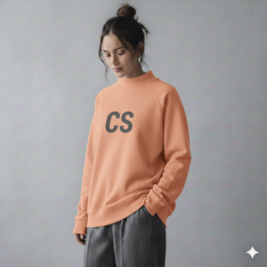 Sweat-shirts à col montant en molleton français personnalisés, de haute qualité, en coton, à épaules tombantes, surdimensionnés pour femmes - Product Image 2