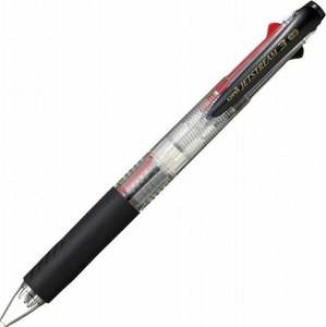 Bolígrafo Uni Jetstream de Plástico Multicolor con Punta de Resorte de Tinta de Ultra Baja Fricción de 1.0 mm y Tecnología Anti-Fugas (SXE3-400-10) - Product Image 1