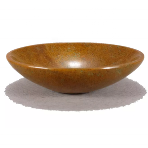 Bol en jaspe jaune de haute qualité Type de bol en pierre naturelle Bol en cristal de guérison en pierre précieuse pour la décoration - Product Image 5