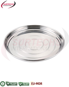 Platos Redondos de Acero Inoxidable de Tamaño Personalizado, Platos para Servir, Vajilla de Cocina, Duraderos y Reutilizables - Product Image 2