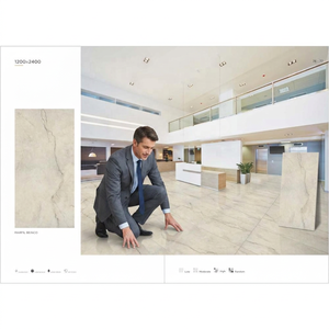 กระเบื้องแผ่นใหญ่ Vistaar Jumbo Sintered Stone ขนาด 1200x2400 มม. สี Paradise Grey สำหรับตกแต่งบ้านหรูหรา ห้องนอน ห้องรับประทานอาหาร ผนังภายนอก พื้นภายใน - Product Image 6