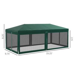 Tenda a baldacchino pieghevole portatile pronta per il campeggio - Product Image 4