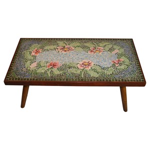 Elegant Jodhpur Teak Wood Mosaic <b>Side</b> <b>Table</b> - Wholesale from India - Product Image 3