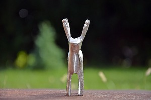 Elegant Small Size Silver Brass Reindeer <b>Figure</b> Decorative <b>Christmas</b> Accent Perfect For Kids Room and Shelves From India - Product Image 4