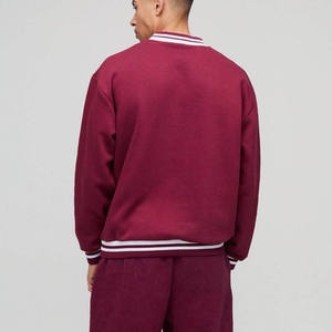 เสื้อสเวตเชิ้ตคอกลมคุณภาพสูง ผ้าฝ้าย 100% สกรีนโลโก้ได้ แขนยาว กันน้ำ ระบายอากาศดี สไตล์ลำลองทันสมัย สำหรับผู้ชาย - Product Image 2