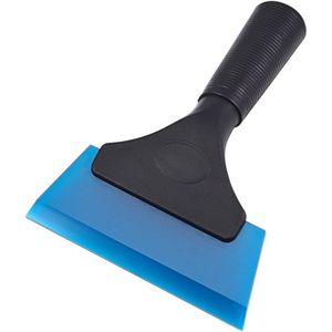 Raspador de goma pequeño de 5 pulgadas para <span class=keywords><strong>tintado</strong></span> de ventanas, limpiacristales para coche, espejos y puertas de ducha, herramienta azul para limpieza de baños y parabrisas - Product Image 1