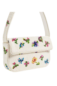 Handmade Beaded <b>Sequined</b> Shoulder Bag Embroidered Fruit Design Zipper for Women Bohemian Fashion Party Shopping Travel - Product Image 5