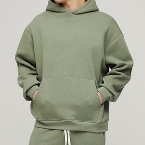 กางเกงวอร์มผ้าฝ้ายสีเขียวมะกอกแบบ unisex มีเชือกผูกเอว สีพื้น ทรงลำลอง ความยาวเต็มตัว มีกระเป๋าข้าง เหมาะสำหรับใส่ในฤดูใบไม้ร่วง - Product Image 4