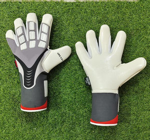 Gants de gardien de but imperméables et respirants pour l'extérieur, avec doigts entiers, contact en latex sur la paume avant, impression par sublimation sur le dos de la main en silicone - Product Image 4