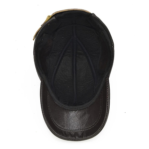 Unique Design Fashionable Unisex Stylish 100% Genuine Leather Adjustable Baseball <b>Cap</b> Outdoor <b>Cap</b> - Product Image 6
