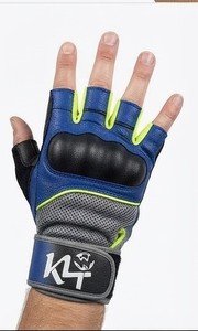 Guantes Deportivos K4 de Medio Dedo, de Cuero, con Correa Ajustable para la Muñeca, para Levantamiento de Pesas, Entrenamiento en Gimnasio, Unisex - Product Image 5