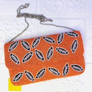 Pochette à perles faite à la main avec chaîne |   Pochette de soirée élégante pour femmes - Product Image 3