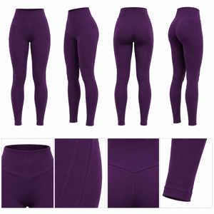 Conjunto de Yoga de 2 Piezas para Mujer, Leggings de Cintura Alta, Sujetador Deportivo, Cuello Alto, Tirantes No Convertibles, Transpirable, de Secado Rápido, SMART - Product Image 4