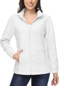 Chaqueta Acolchada de Forro Polar para Mujer, con Cierre, Ligera, Suave, Cálida, con Capucha, Mangas Largas, Bolsillos, Invierno, 100% Poliéster, Tejido de Punto - Product Image 6