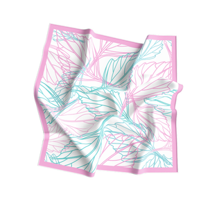 Women Adult Silk <b>Square</b> <b>Scarf</b> European American Digital Print Reversible Breathable Pattern All Seasons Daily Wear Fashion - Product Image 5