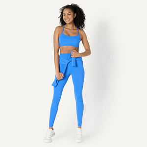 Sujetador Deportivo con Espalda Cruzada para Mujer, Soporte Medio, Relleno Extraíble, Sin Costuras, Transpirable, Nailon y Spandex, para Yoga, Gimnasio, Fitness, Running - Product Image 5