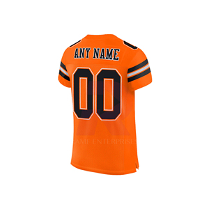 Camiseta de Fútbol Americano Personalizada al por Mayor con Logotipo, Sublimada, Impresa, Transpirable, 100% Poliéster, Antibacteriana, que Absorbe la Humedad - Product Image 2