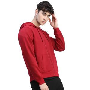 Sweat à capuche DTG de haute qualité avec logo personnalisé, en molleton de coton épais et léger pour l'hiver, fermeture éclair, service OEM disponible, vente en gros - Product Image 3