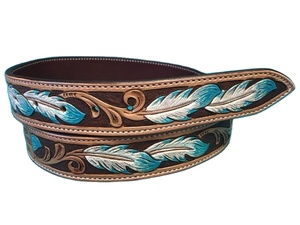 Ceintures en cuir ROYAL INTERNATIONAL de qualité supérieure, avec boucle à ardillon florale de style western, conçues à la main, pour hommes et femmes, emballées dans une boîte - Product Image 5