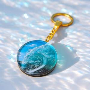 Decorative Resin Key <b>Ring</b> With Cute <b>Cat</b> Character Handmade Collectible Gift Stylish Everyday Accessory - Product Image 4