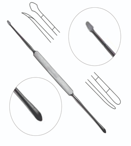 Élévateur de Septum Personnalisé 2026 en Acier, Instrument de Chirurgie Générale Manuel, Poignée Moletée Argentée - Product Image 2