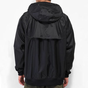 Veste unisexe en polaire et toile, col montant zippé, couleur unie, coupe décontractée, respirante, imperméable, réversible, motif, pour l'hiver - Product Image 3