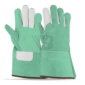 Guantes de Cuero para Soldadura Resistentes al Calor y a los Cortes, Guantes de Trabajo Sueltos de Protección - Product Image 5