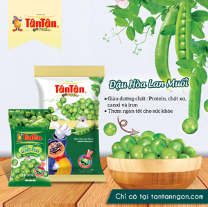 Petits pois salés légèrement assaisonnés, collation croustillante pour les grignotades quotidiennes, en packs de vente au détail et pratiques à emporter - Product Image 5