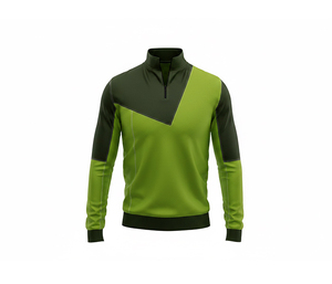 Veste de sport respirante en toile pour hommes, femmes et jeunes, vêtements de sport à séchage rapide, veste d'hiver réversible à demi-zip - Product Image 4