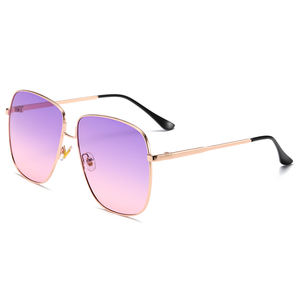 Nouvelles Lunettes de Soleil Carrées Métalliques Vintage Tendance 2026 pour Femmes et Hommes avec Protection UV - Product Image 3