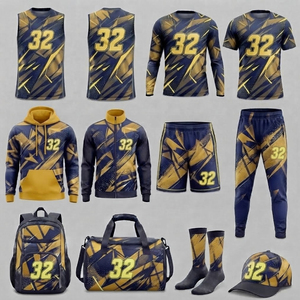 Tenues de football 7 sur 7 en polyester respirant, anti-transpiration, pour équipes, ensemble complet. - Product Image 6