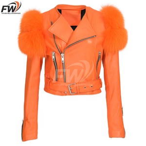 Veste en cuir pour femme, entièrement personnalisable, confortable, nouvelle arrivée, OEM, faible MOQ, haute qualité, en vente au meilleur prix. - Product Image 1