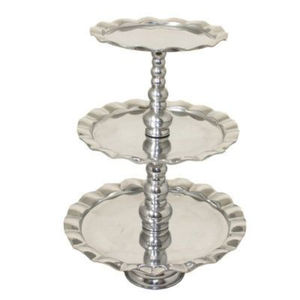 Support à gâteau 3 étages en acier inoxydable doré, design attrayant, pour la présentation de cupcakes, desserts, vaisselle et événements. - Product Image 6