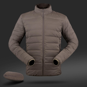Veste de chasse ultra-légère en duvet d'oie, coupe-vent, extensible, pliable, isolée, pour l'hiver, veste tactique de chasse en plein air - Product Image 4
