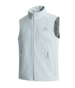 Gilet Unisex Antivento per Trekking, Nuovo Modello Autunno-Estate, <span class=keywords><strong>Senza</strong></span> Membrana, <span class=keywords><strong>Collo</strong></span> Alto, Tinta Unita - Product Image 5