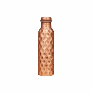 Nouvelle arrivée : Bouteille d'eau en cuivre de qualité supérieure, avec diamants, bouteille d'eau en cuivre de qualité supérieure, bouteille d'eau en cuivre courte de qualité supérieure - Product Image 5