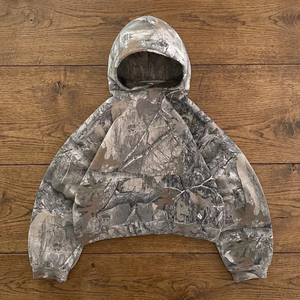 Sudadera con Capucha de Camuflaje para Hombre, Corte Regular, Transpirable, de Poliéster Tejido, Estilo Casual Otoñal con Diseño de Bolsillo - Product Image 3