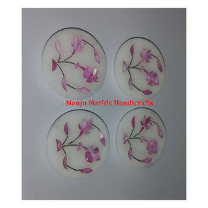 Natural Classic Design Pure Handmade MOP <b>Mirror</b> With Round Shape Polished Shinning <b>Flower</b> MOP For Home Christmas Decor Gift Item - Product Image 6