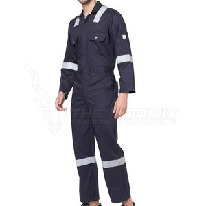 Overol de Trabajo para Trabajadores de la Construcción, Uniforme de Poliéster Transpirable, Tejido Resistente, Seguridad Industrial Duradera - Product Image 3