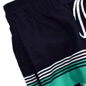 Short de bain à imprimé floral pour hommes, séchage rapide, avec cordon de serrage, décontracté, taille moyenne, longueur courte, adapté pour la marche et les voyages - Product Image 3