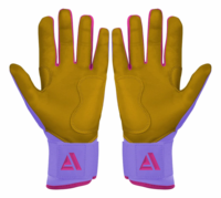 Gants de frappe de baseball en cuir de chèvre de qualité supérieure, fermeture à boucle, tailles et couleurs personnalisables, design antidérapant durable, Adiha Impex